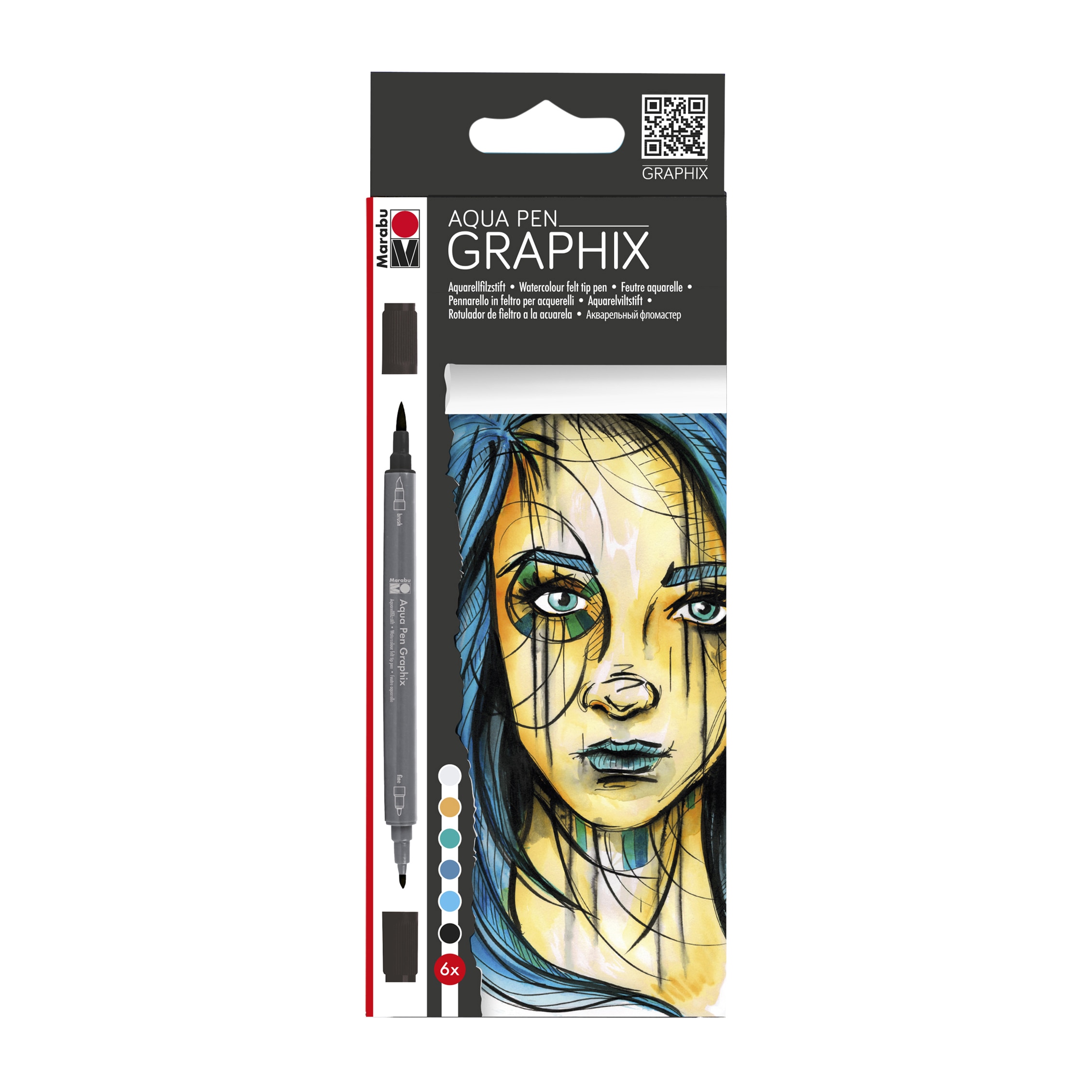 Graphix Aqua Set/6 Metro