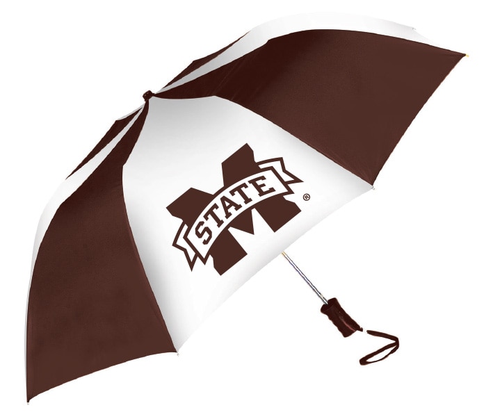 Mississippi State Bulldogs "The Sport" 2-Tone Emblematic Umbrella Automatic Folding 48" Coverage