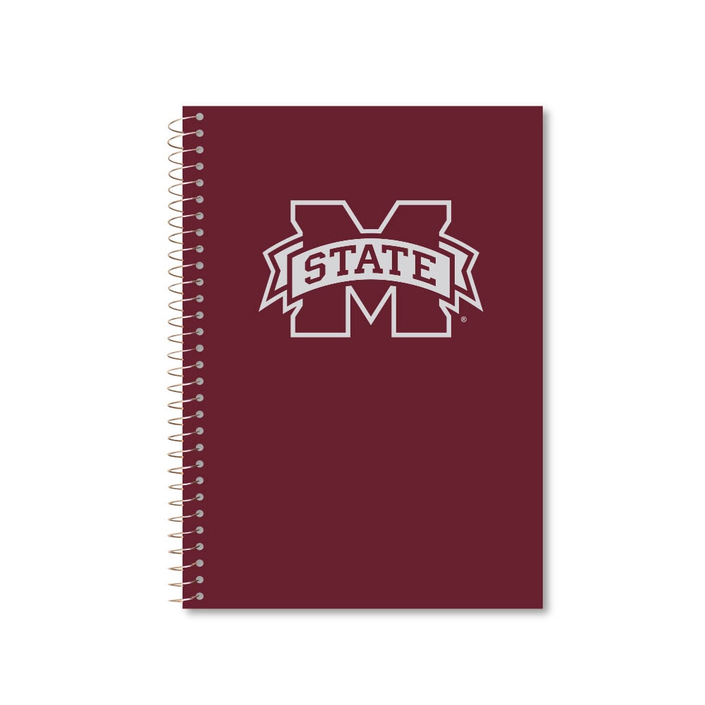 Roaring Premium 3 Subject 9.5 x 6.5 Notebook, College Ruled 20lb Paper, Pressboard Foil Cover