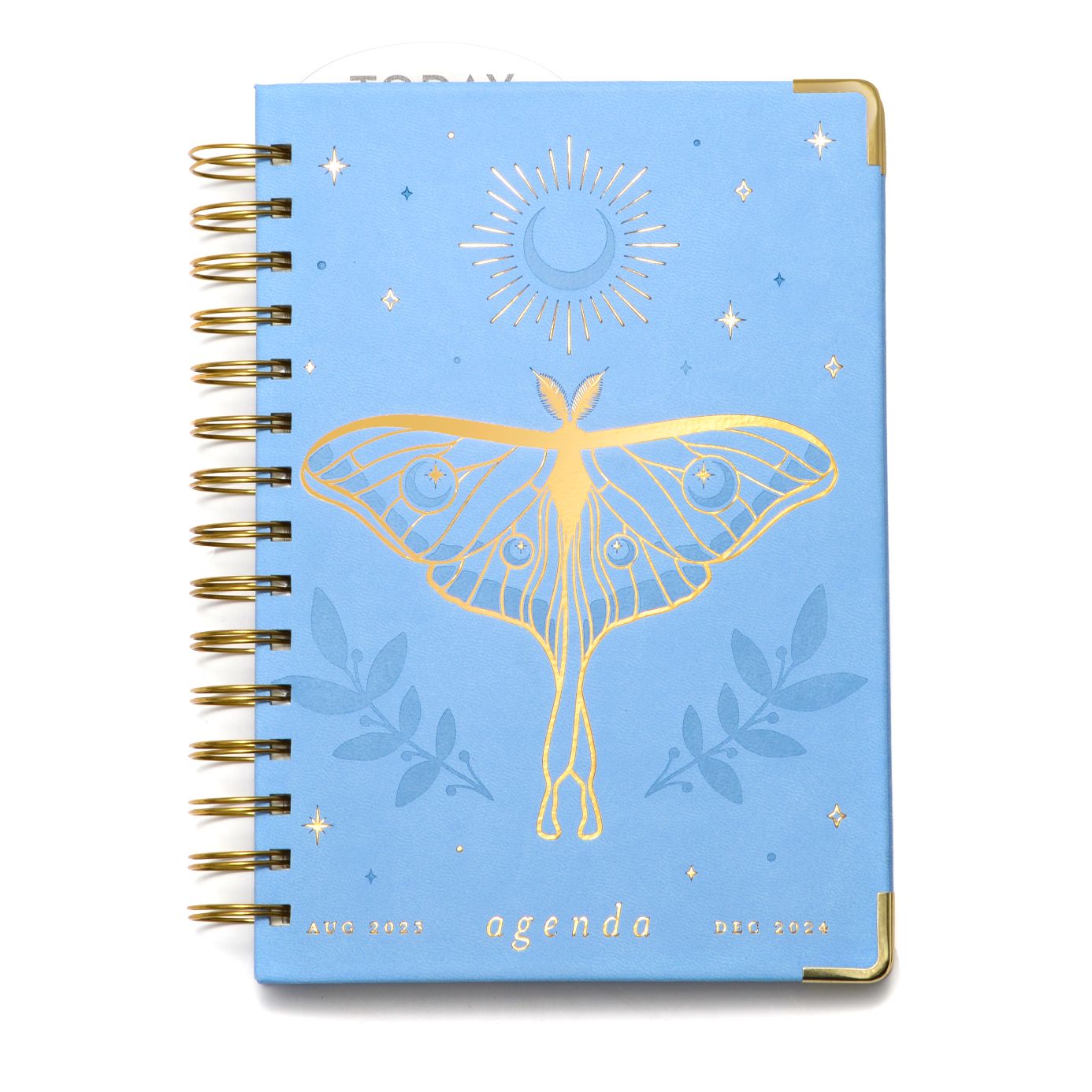 Medium Twin Wire Celestial Butterfly AY Planner