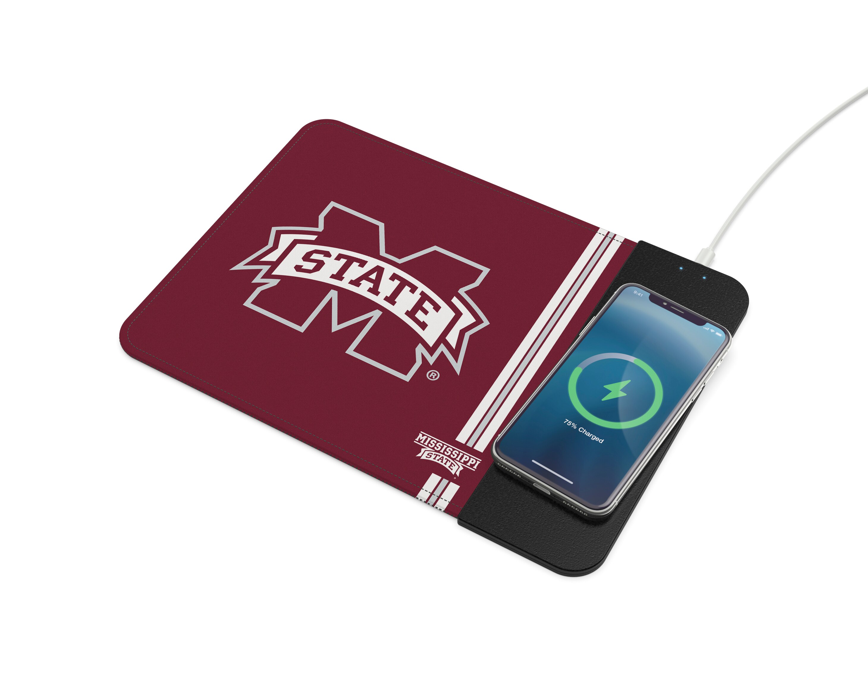 Mississippi State Bulldogs Wireless Charging Mousepad