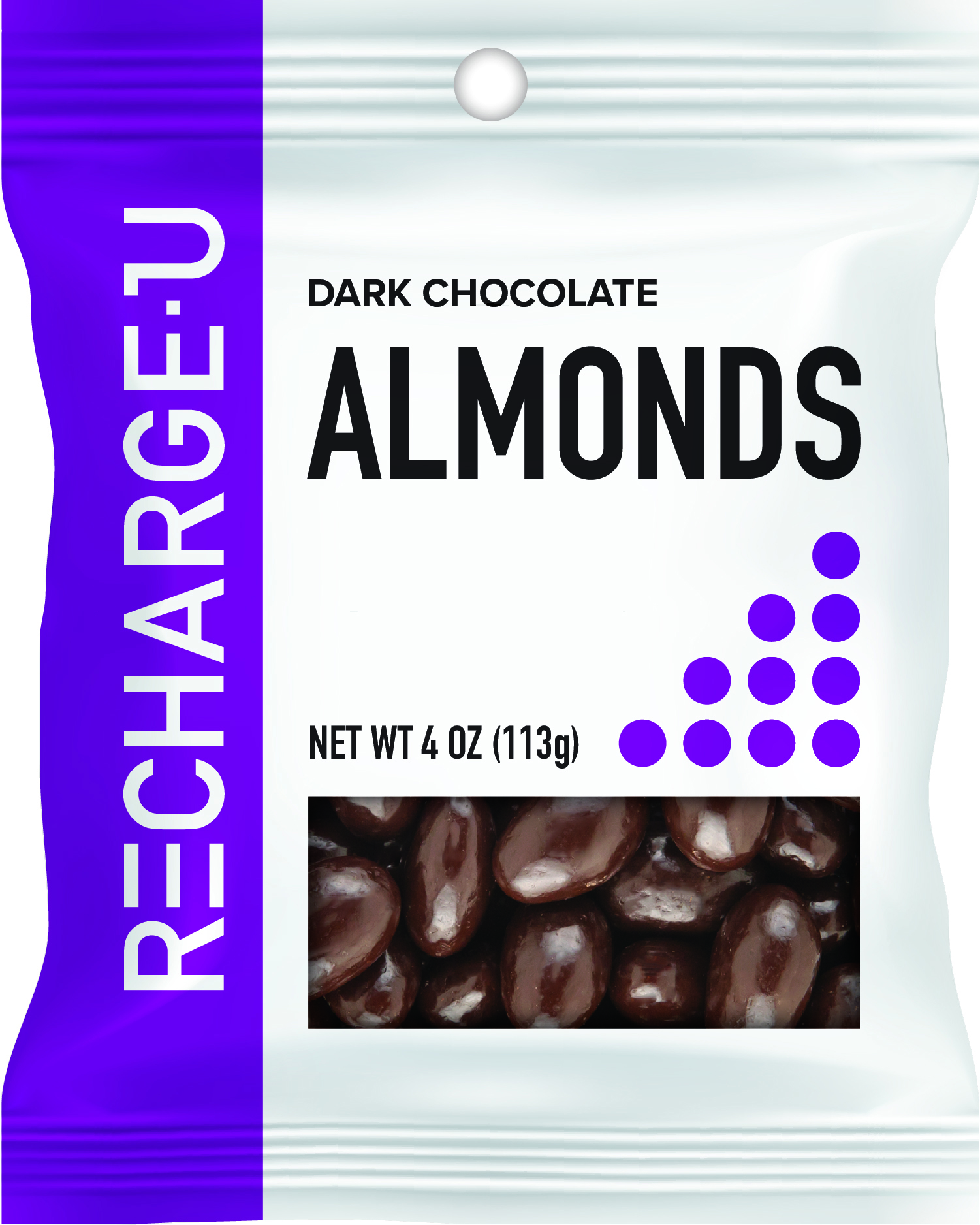 DARK CHOCOLATE ALMOND RECHARGEU