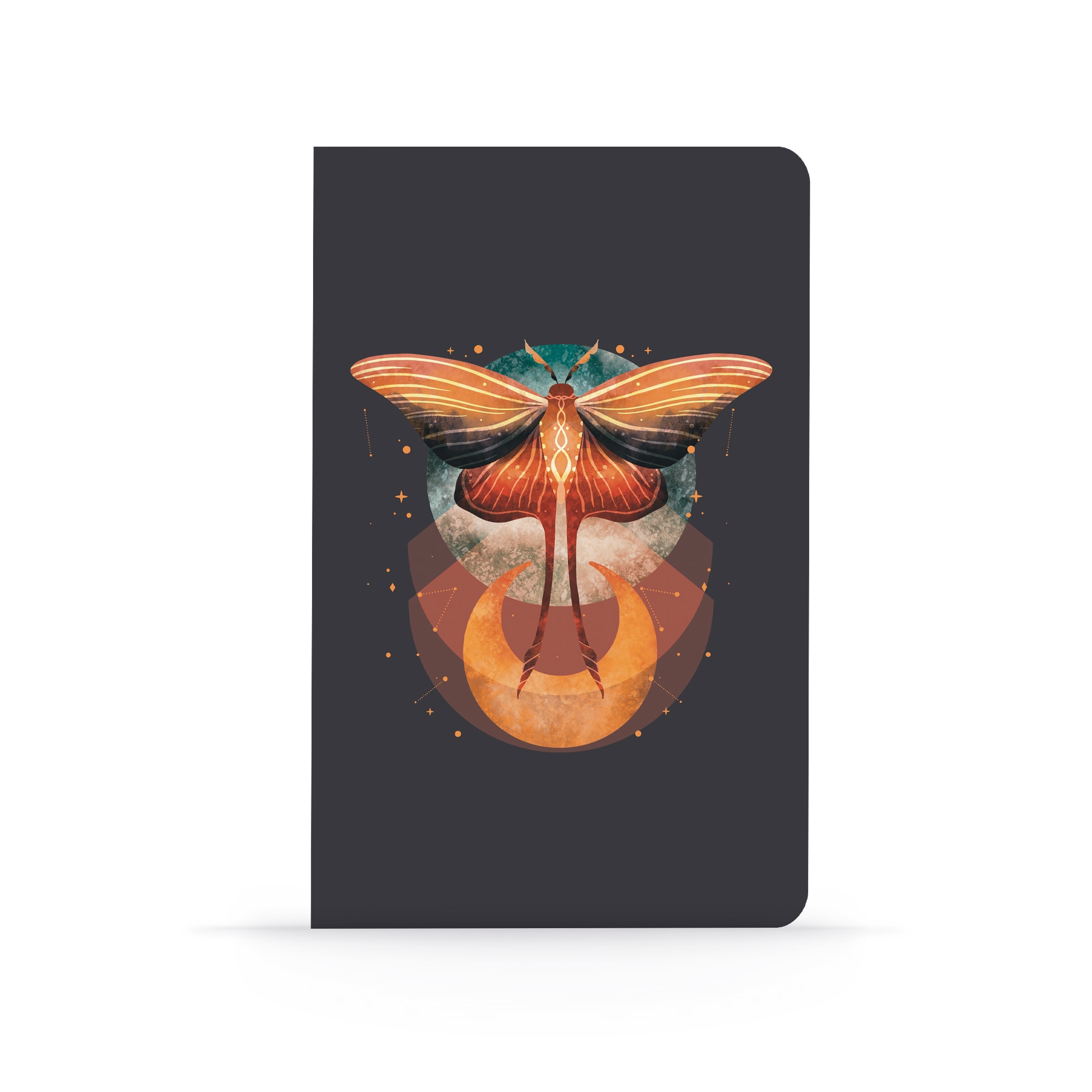 Cosmic Moth Lay Flat Notebook