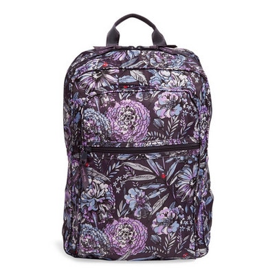 Packable Backpack Lavender Bouquet