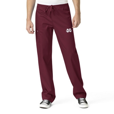 Barnes & Noble @ Mississippi State University Custom Decorated WonderWink WWK Unisex Drawstring Cargo Scrub Pant, 500