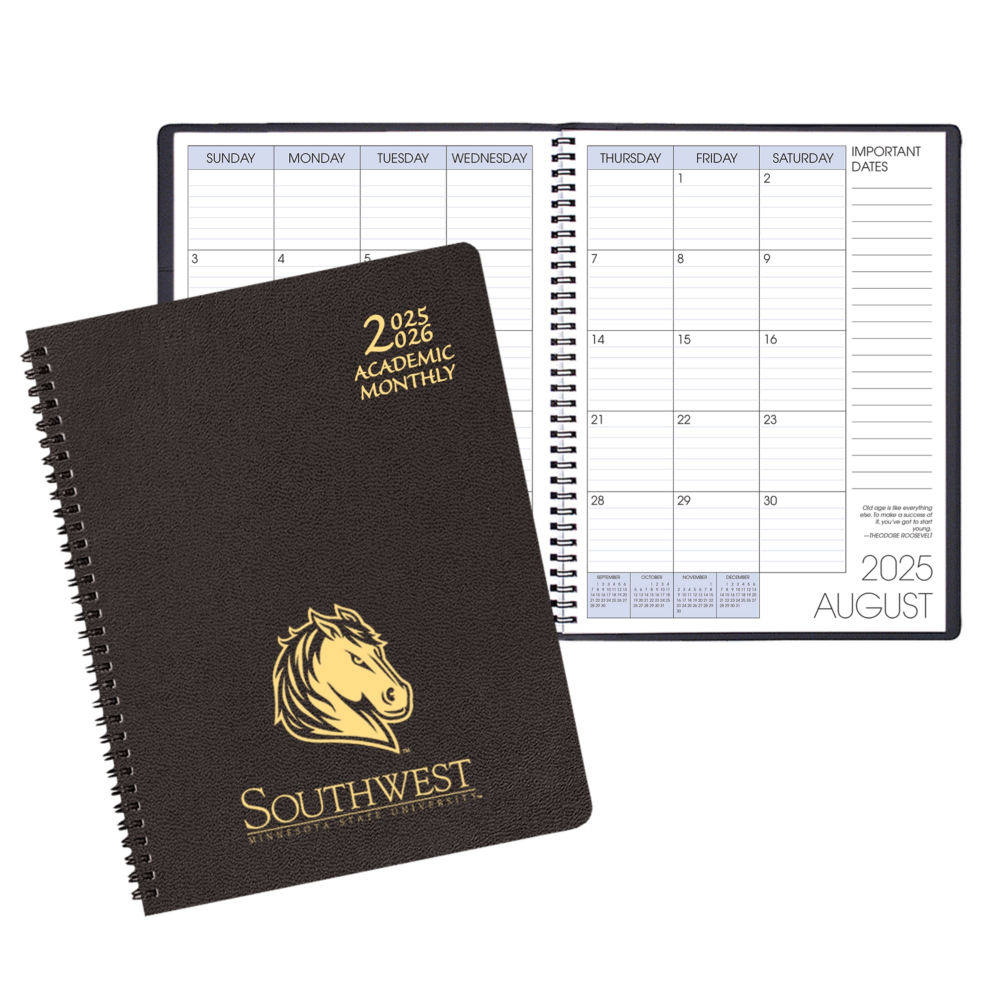 Payne 25-26 Imprinted Academic Monthly Planner 8.5"x11"