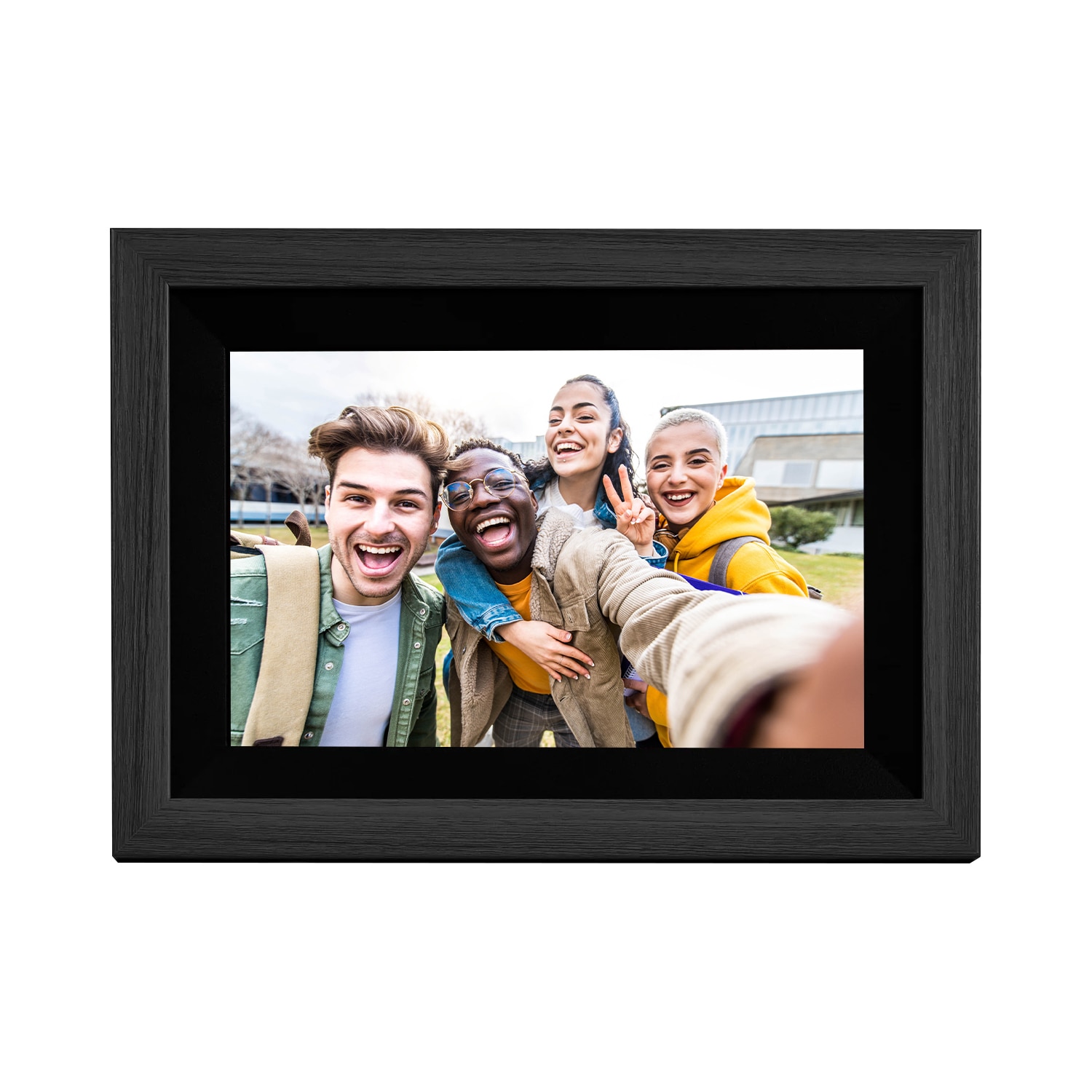 iHome SMARTSHARE Smart Dual Wi-Fi Photo Frame with Memory 10in