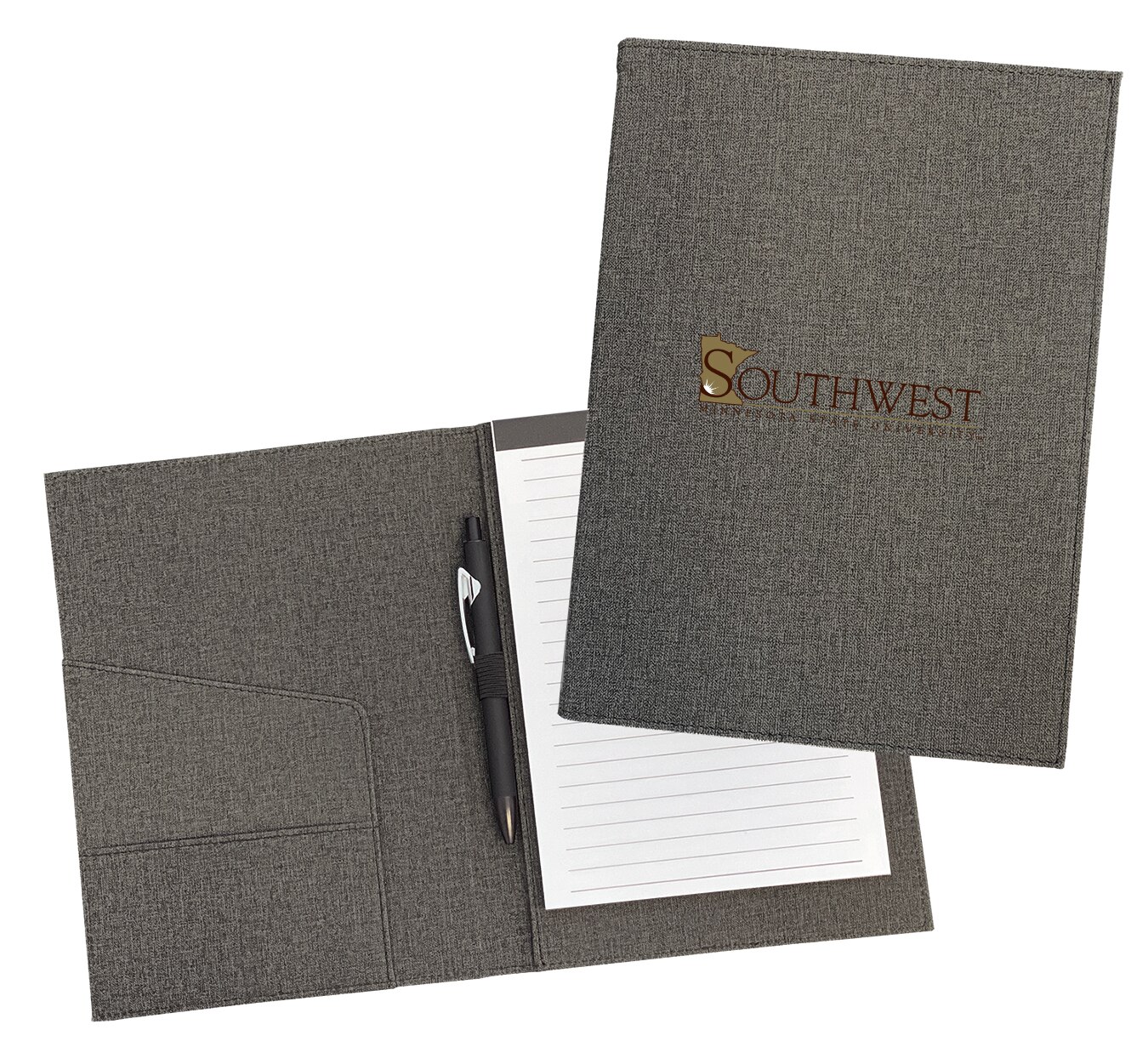 Imprinted Padfolio with Notepad
