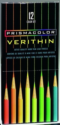 Prismacolor Verithin Colored Pencil Set, 12-Colors