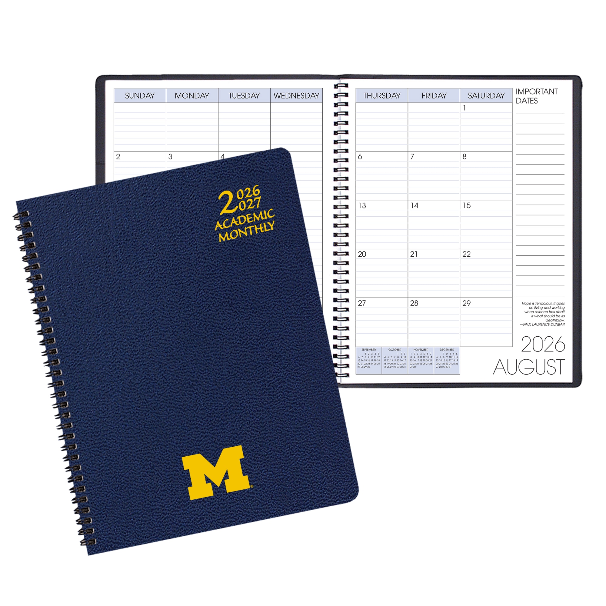 Payne '26-'27 Imprinted Academic Monthly Planner