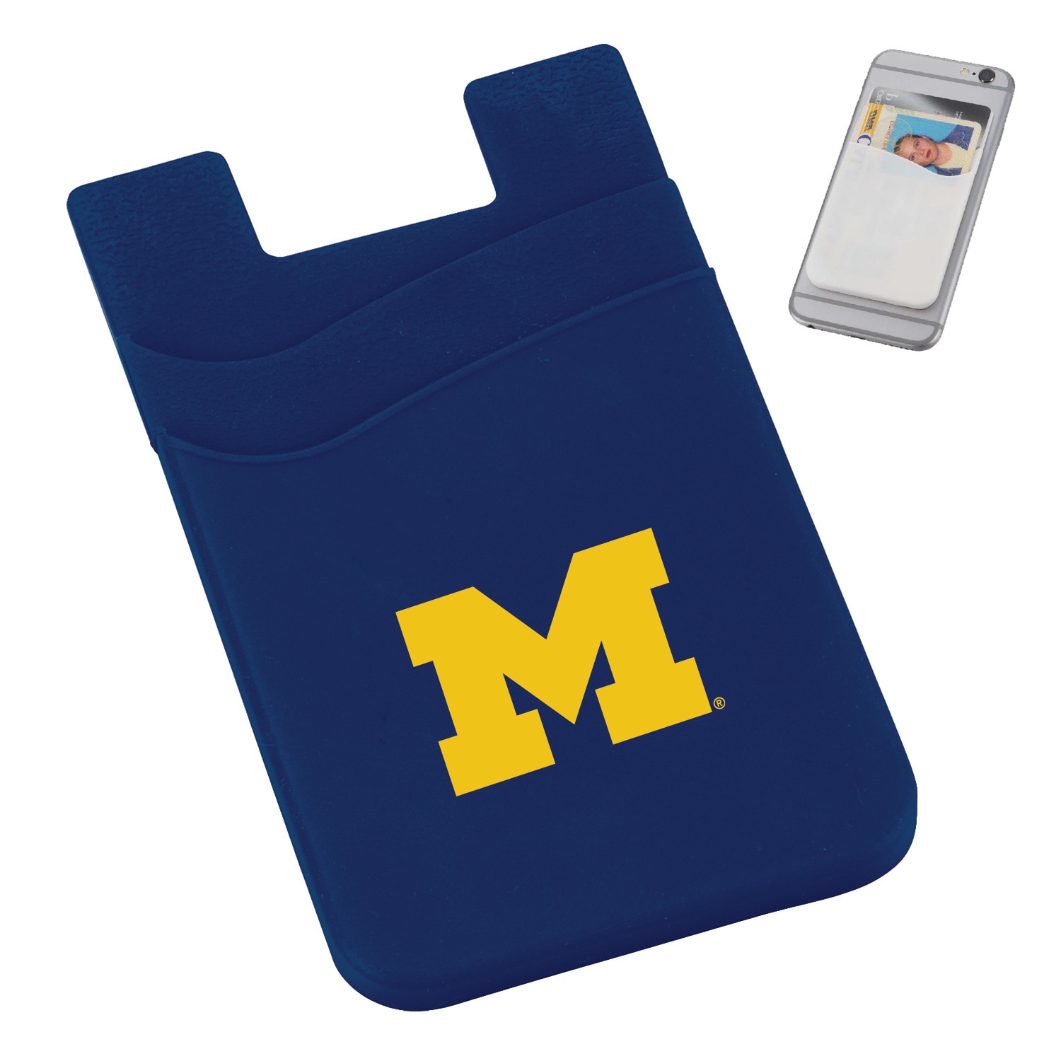 Michigan Wolverines Dual Pocket Phone Wallet
