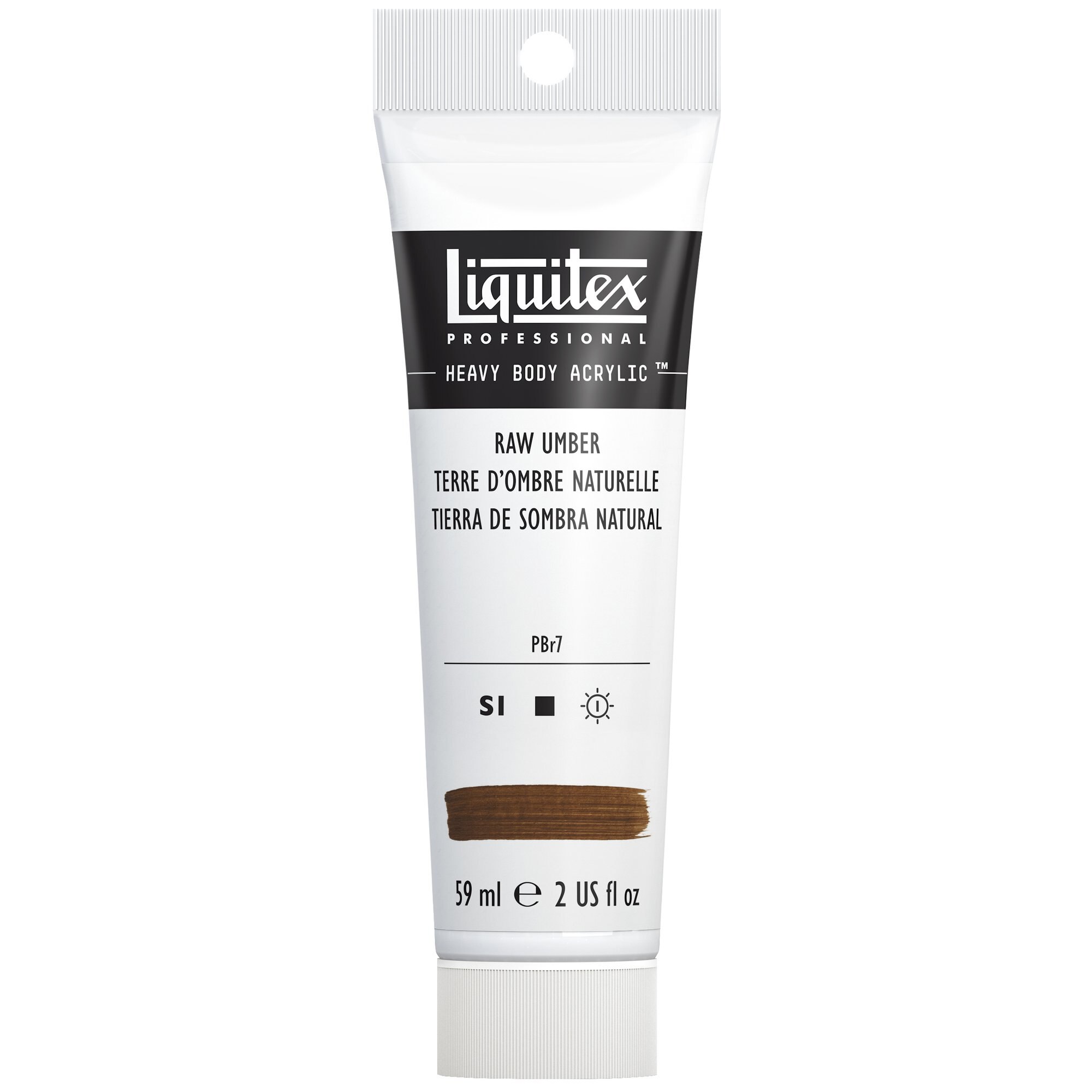 Liquitex Professional Heavy Body Acrylic Color, 2 oz., Raw Umber