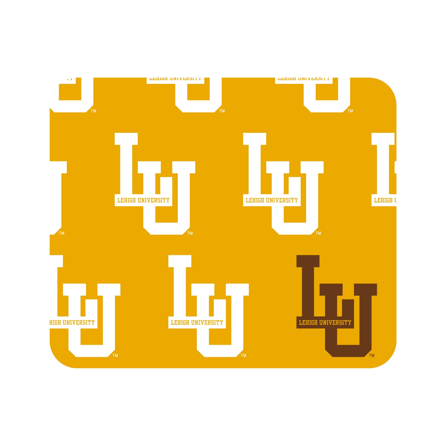 Lehigh University V2 Mousepad, Mascot Repeat V1