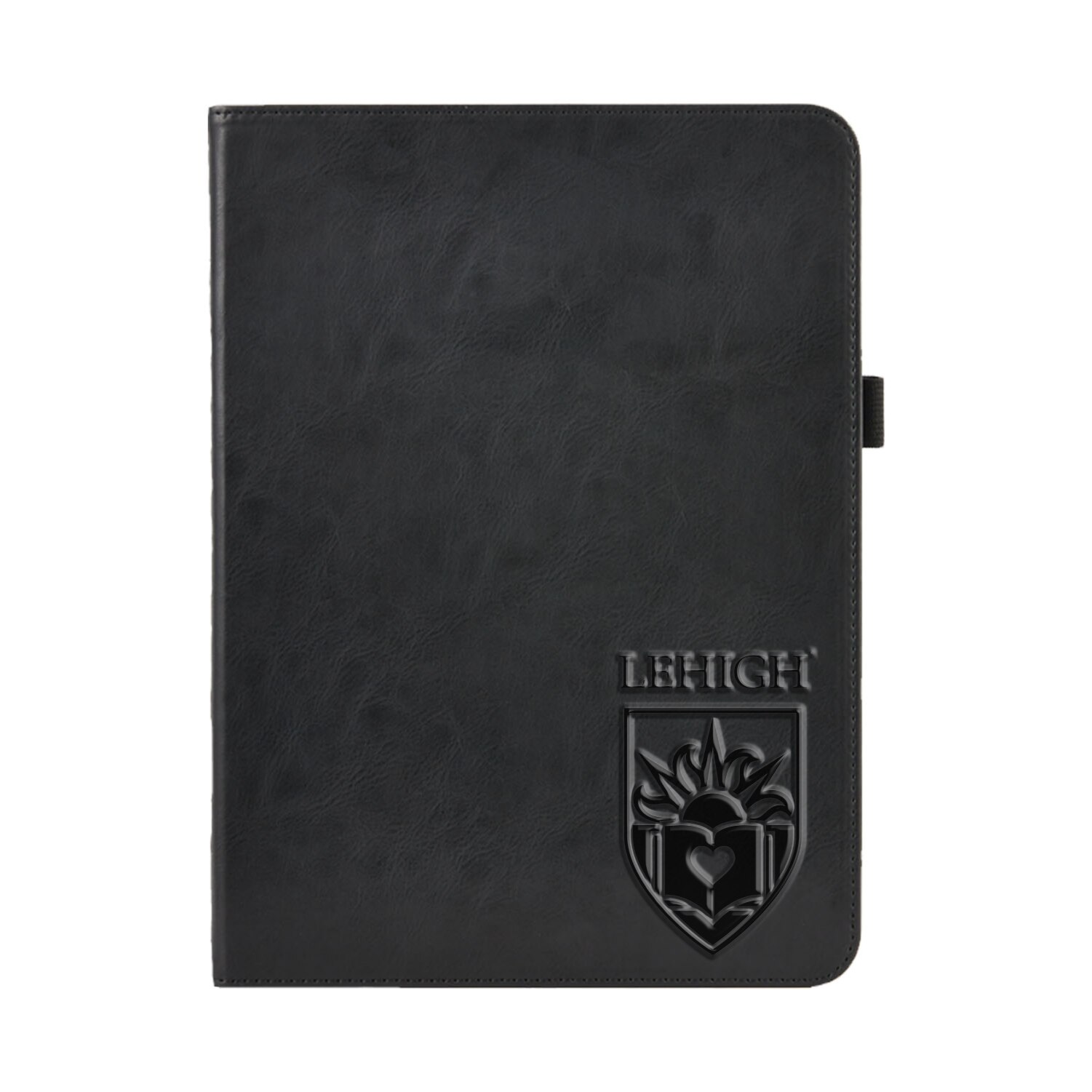 Lehigh University V2 Black Leather Folio Tablet Case, Alumni V2 - iPad (9th gen)