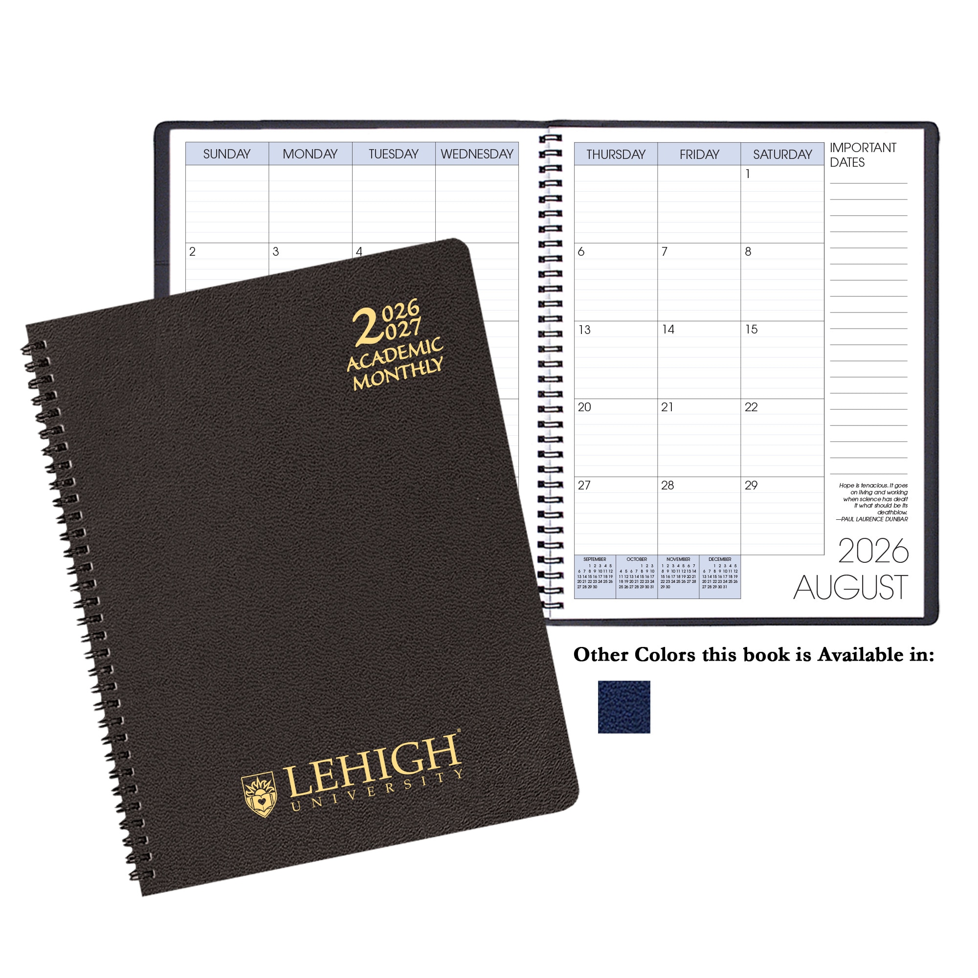 Payne '26-'27 Imprinted Academic Monthly Planner