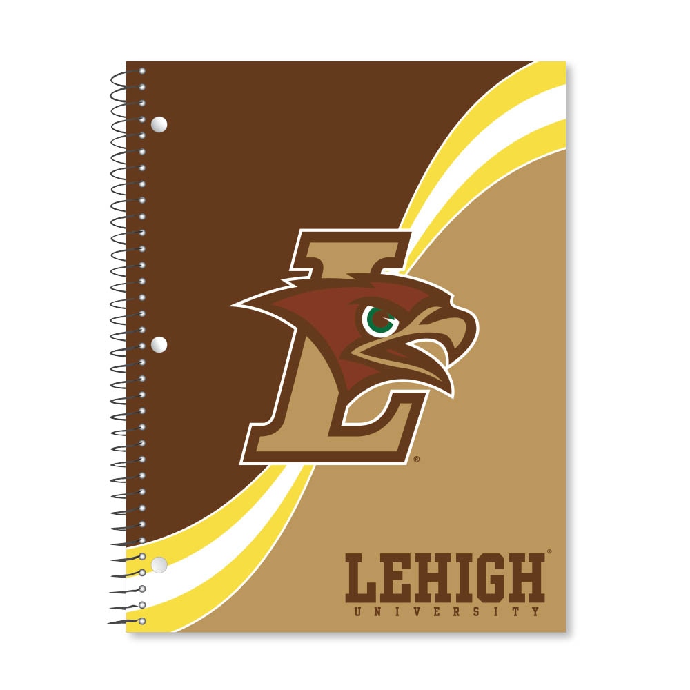 Digi Curve Divide 1 Subject 11"x8.5" 70 Count College Ruled Spiral Notebook