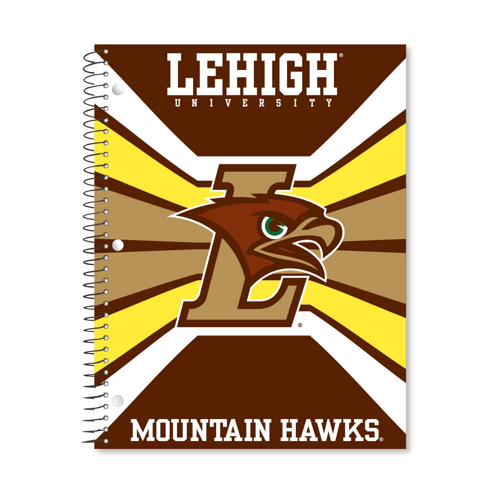 Digi Color Warp 1 Subject 11"x8.5" 70 Count College Ruled Spiral Notebook