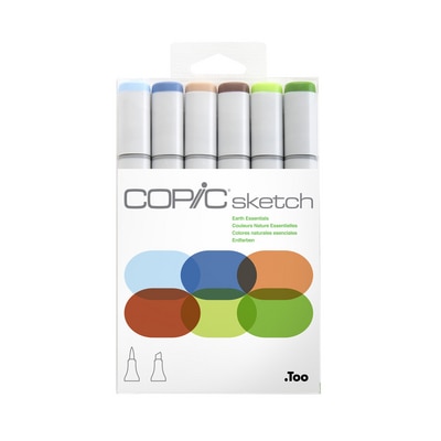 Copic(R) Sketch Marker Set, Earth Essentials