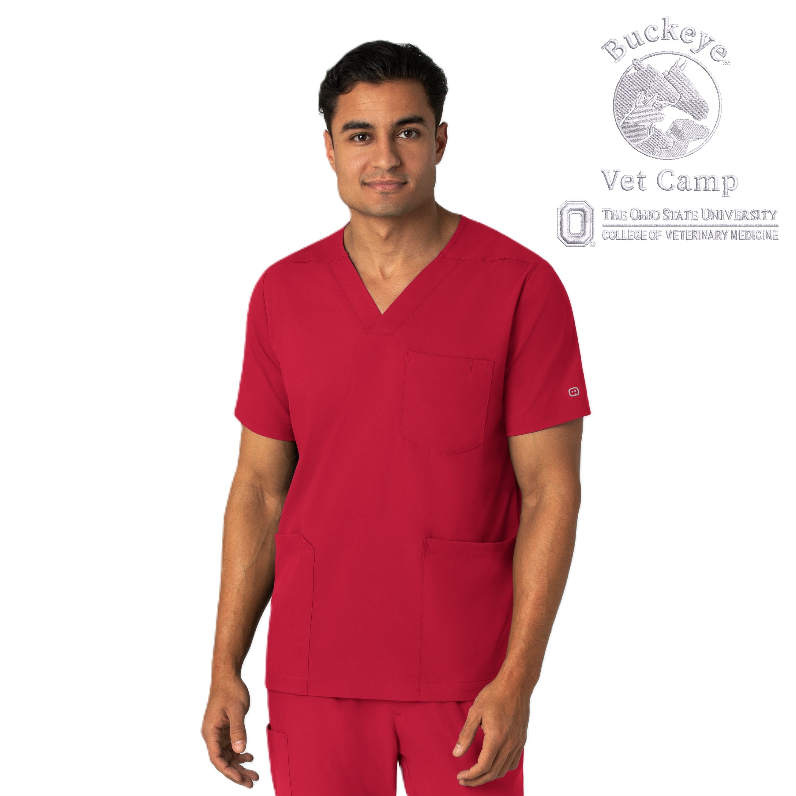 Boundless OSU Mens Multi Pocket V-Neck Top