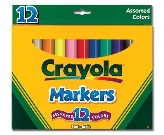 Crayola Marker Set, 12-Colors