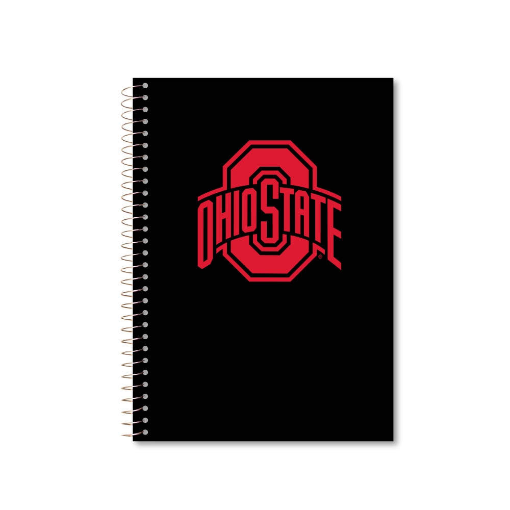 Roaring Premium 3 Subject 9.5 x 6.5 Notebook, College Ruled 20lb Paper, Pressboard Foil Cover