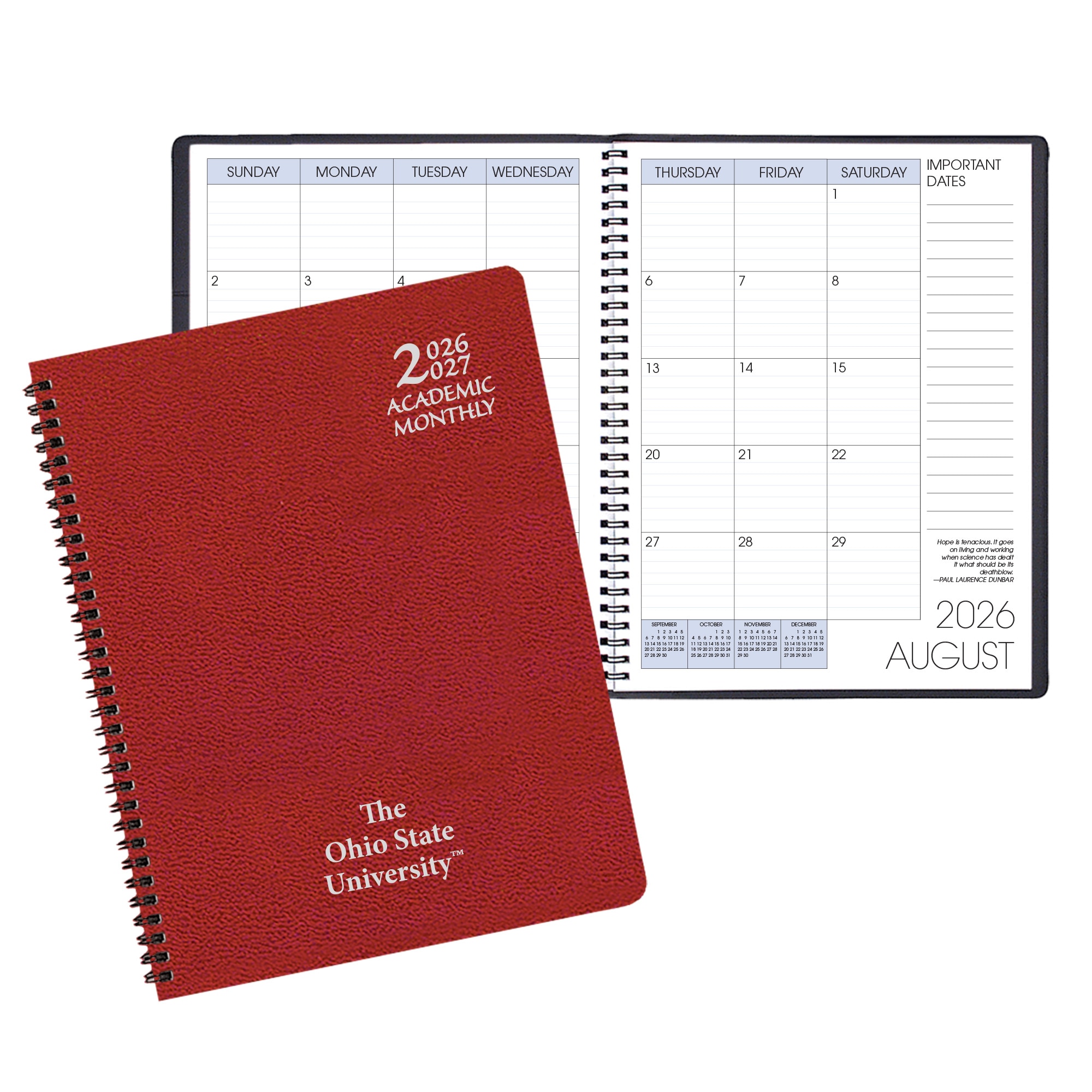 Payne '26-'27 Imprinted Academic Monthly Planner