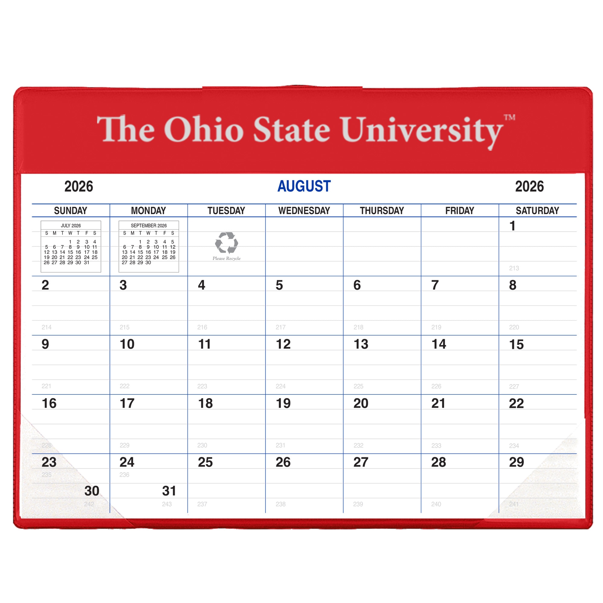 Payne '26-'27 Imprinted Academic Calendar Pad