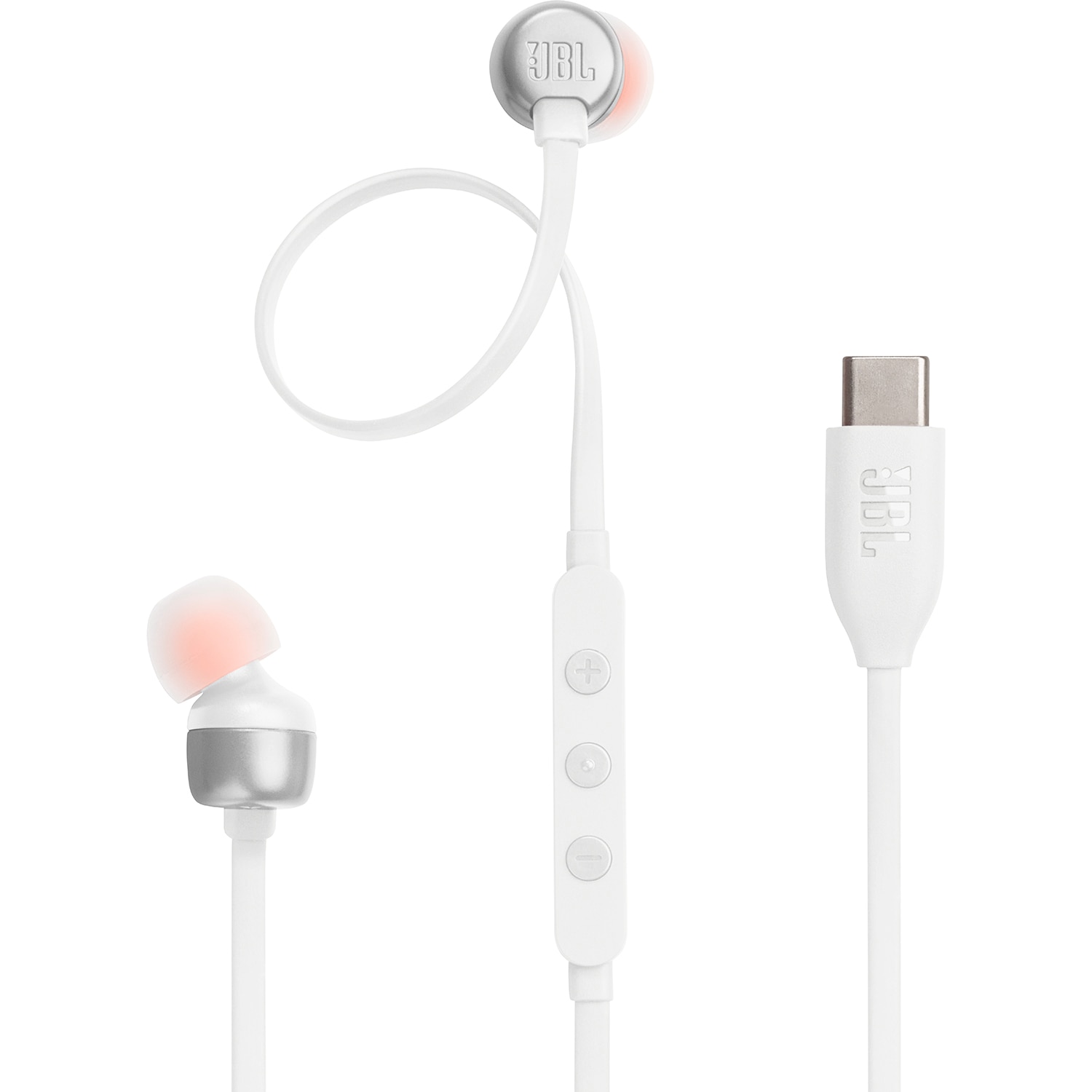 JBL Tune 310C Wired In-Ear Headphones with USB Type-C- White