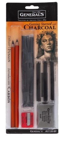 General Pencil Charcoal Drawing Assortment Set