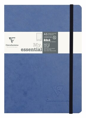 Exaclair Clairefontaine My Essential Paginated Notebook Blue
