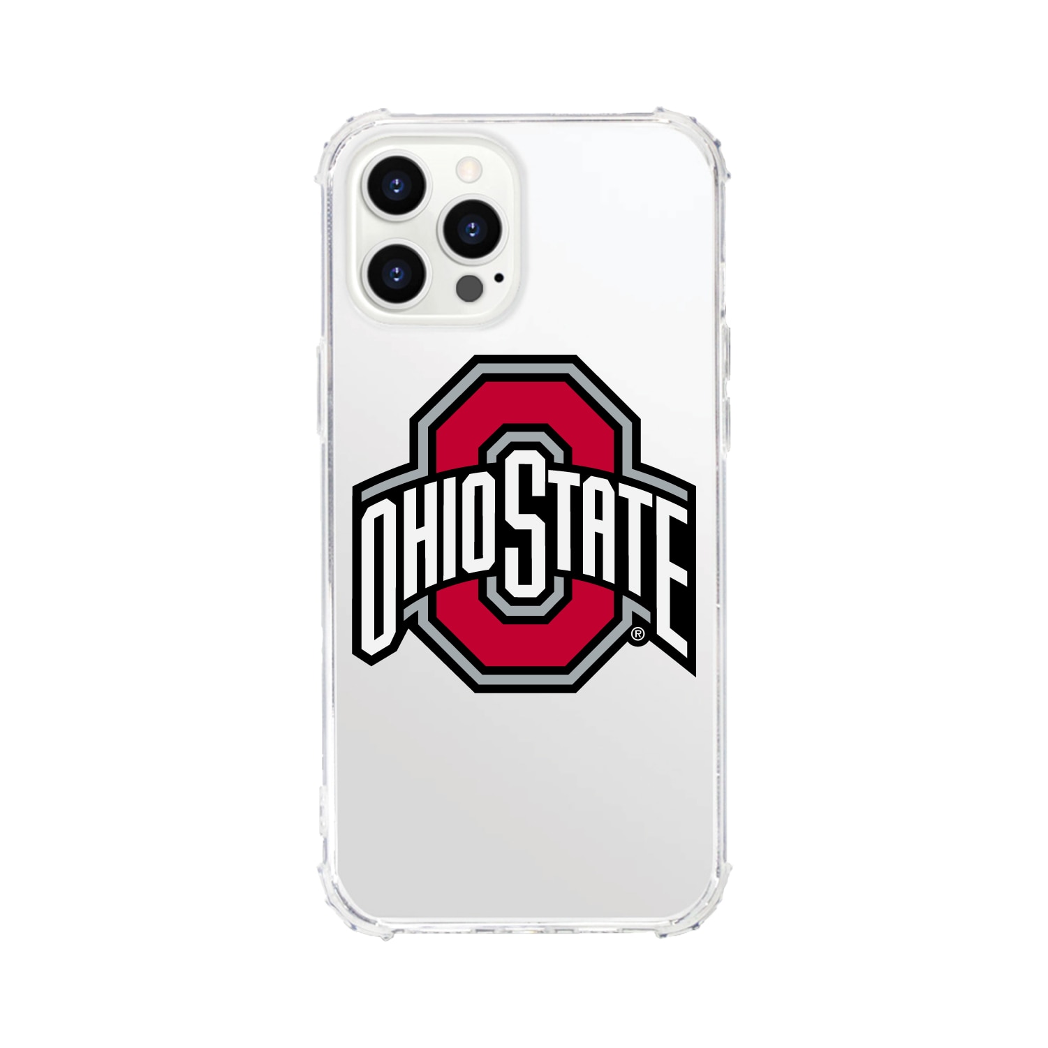 Ohio State University- Clear Tough Edge Phone Case, Classic - iPhone 15