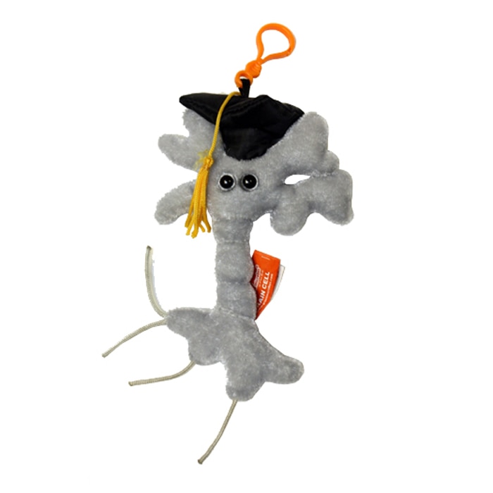 Graduation Brain Cell Keychain