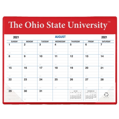 Ohio State Academic Calendar 2022 Imprint Academic Month Calendar Pad 8.5 X 11 | Barnes And Noble @ The Ohio  State University Official Bookstore