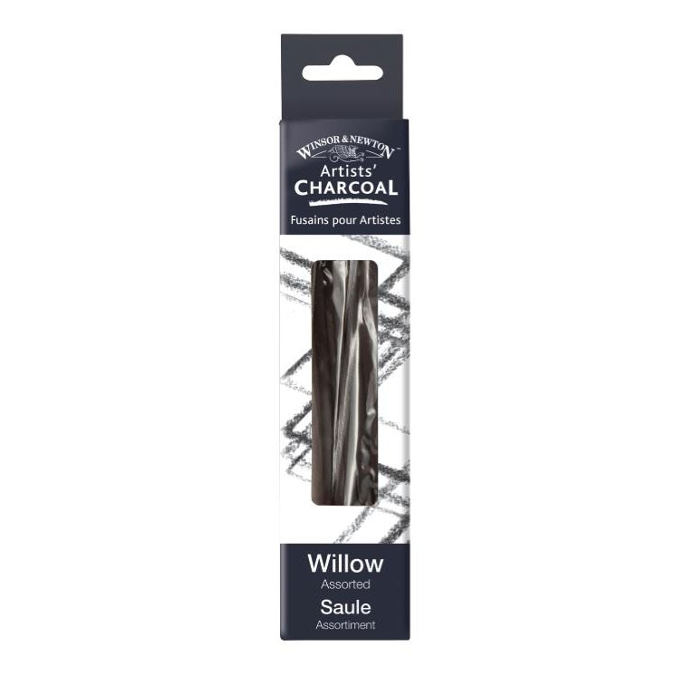 Winsor & Newton Charcoal Sticks, Willow Charcoal, Assorted