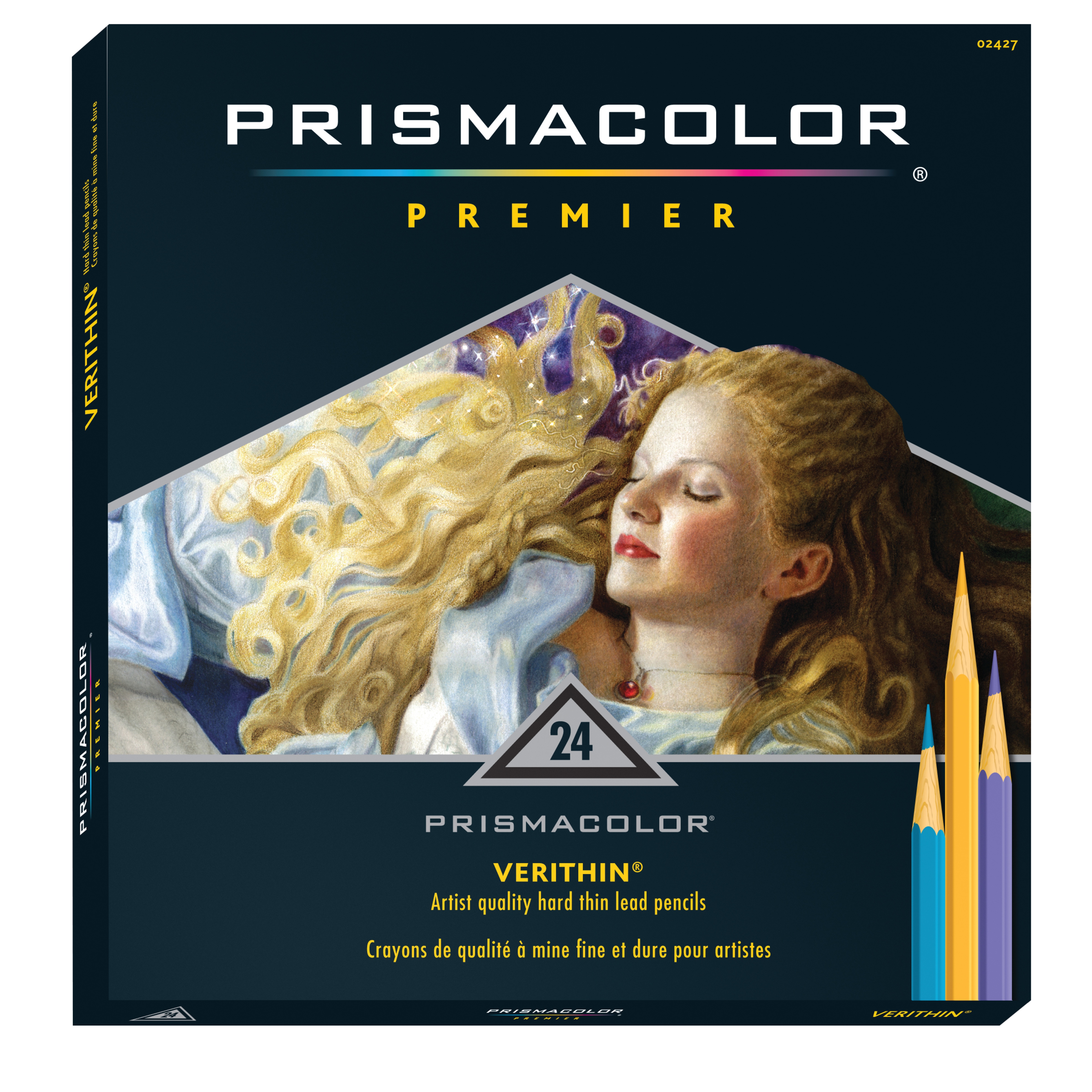 Prismacolor Verithin Colored Pencil Set, 24-Colors