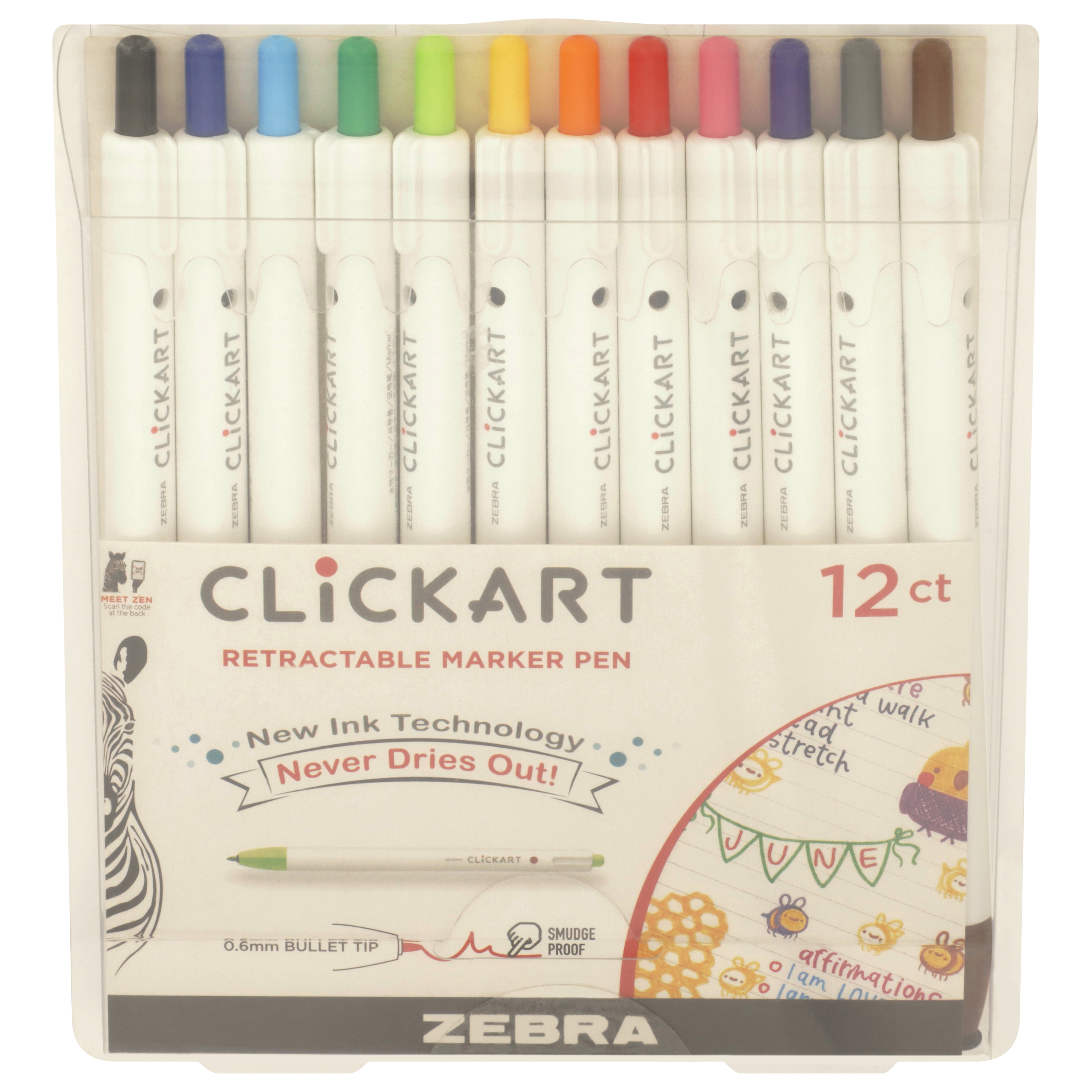 Clickart Standard Palette 12pk