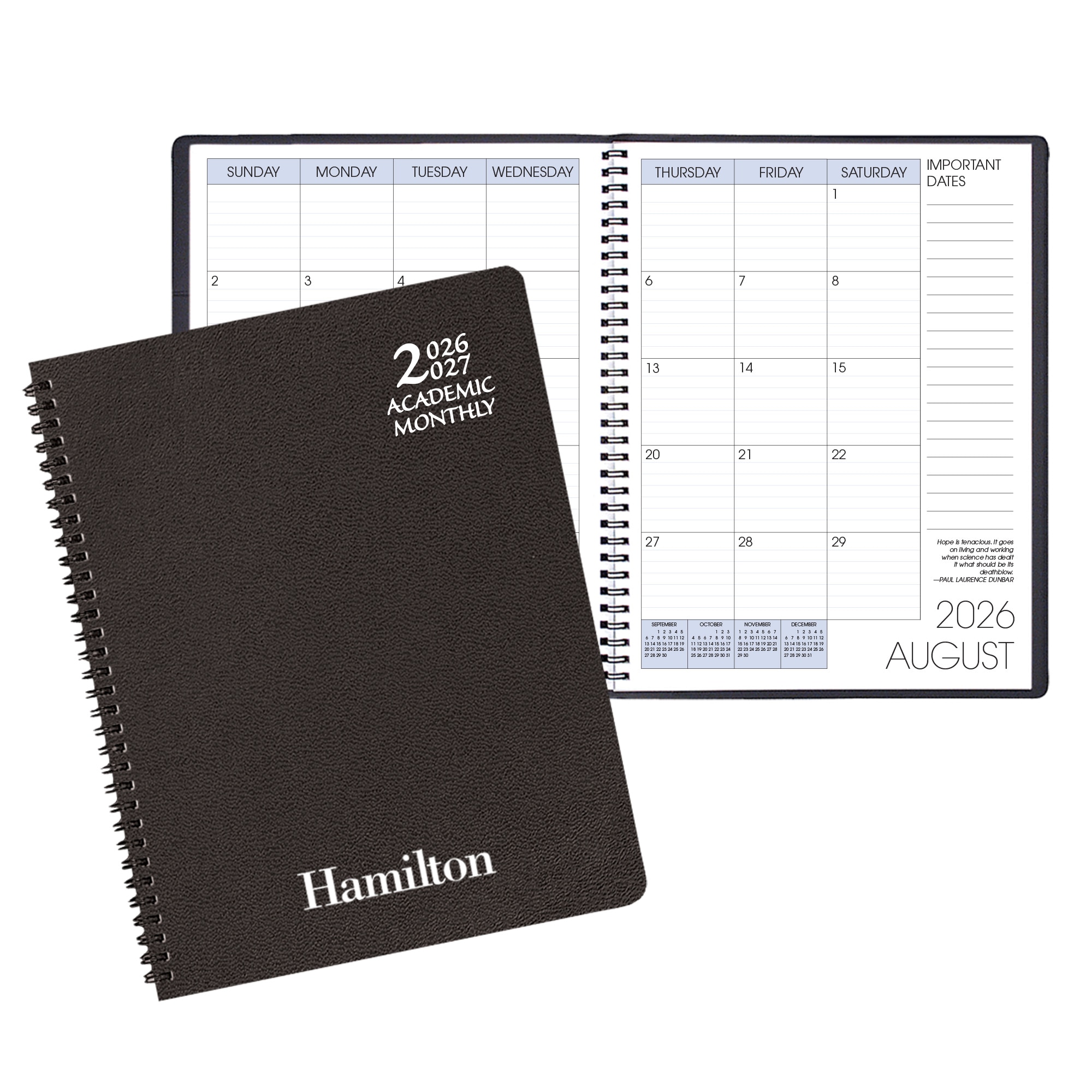 Payne '26-'27 Imprinted Academic Monthly Planner