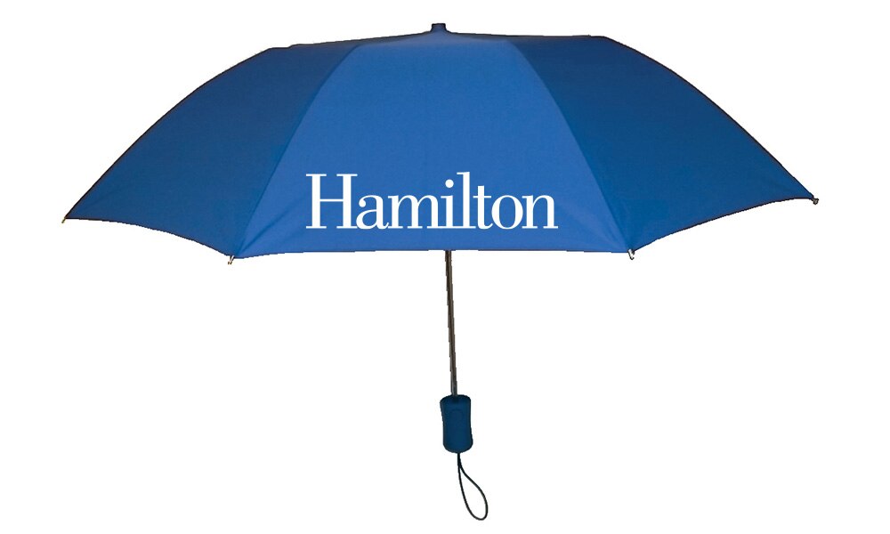 "The Victory" Solid Emblematic Umbrella Automatic Folding 42" Coverage
