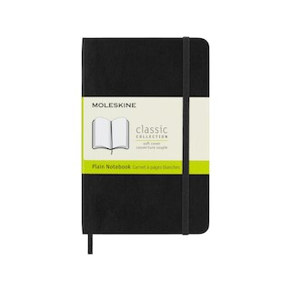 Moleskine Classic Notebook XL Plain Black Soft Cover