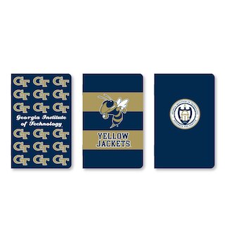 Set of 3 School Spirit Pocket Sized Mini Notebooks