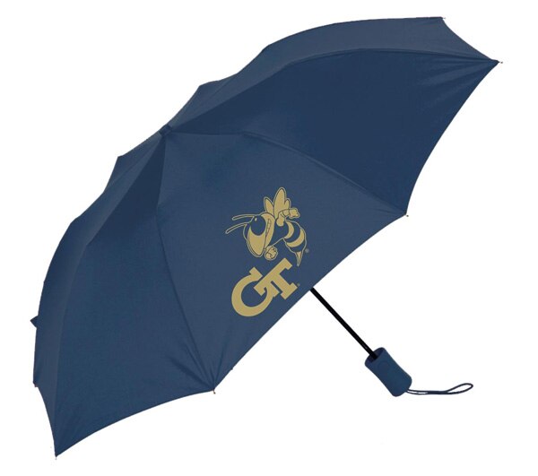 "The Victory" Solid Emblematic Umbrella Automatic Folding 42" Coverage