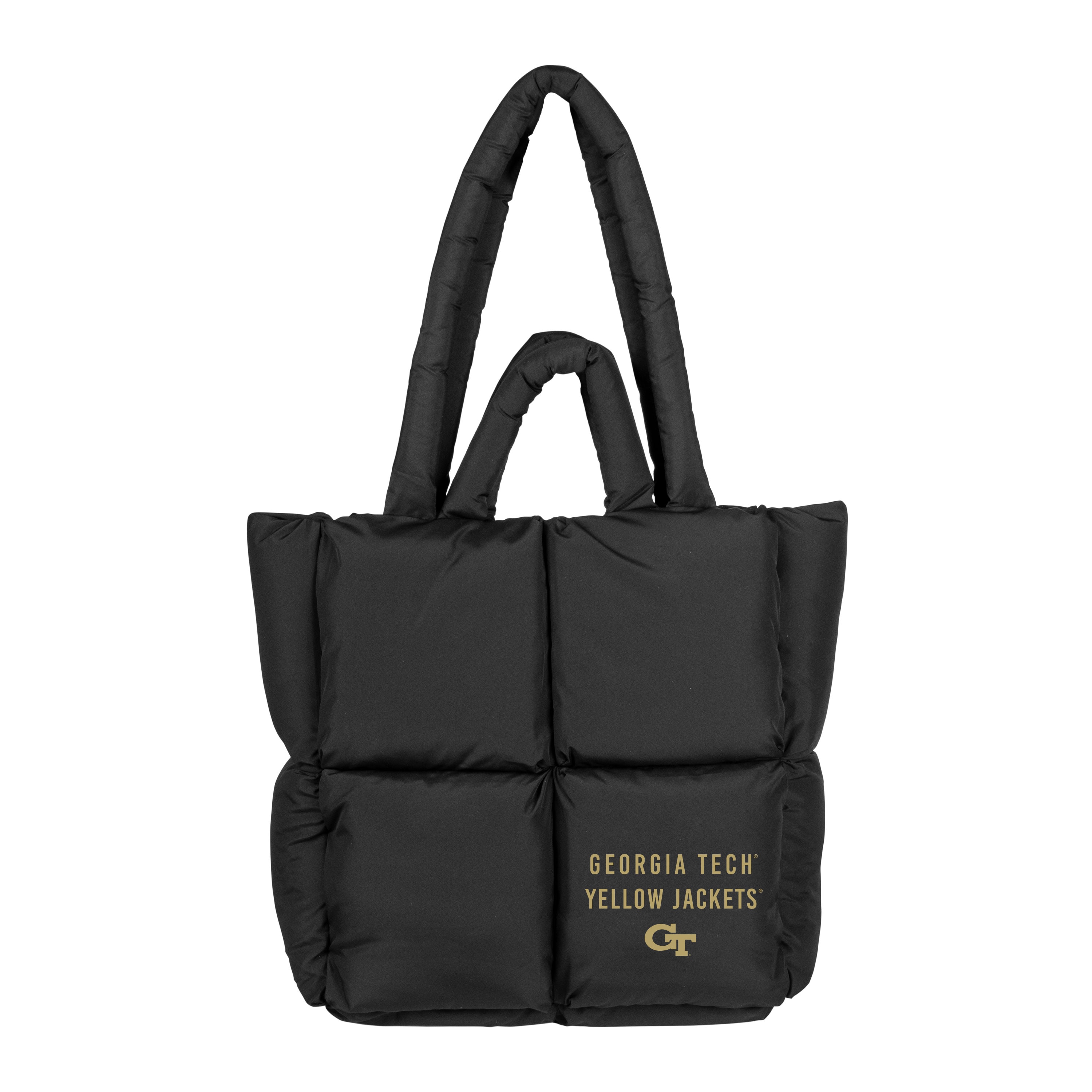 Georgia Tech Yellow Jackets 162-BLK Puff Tote