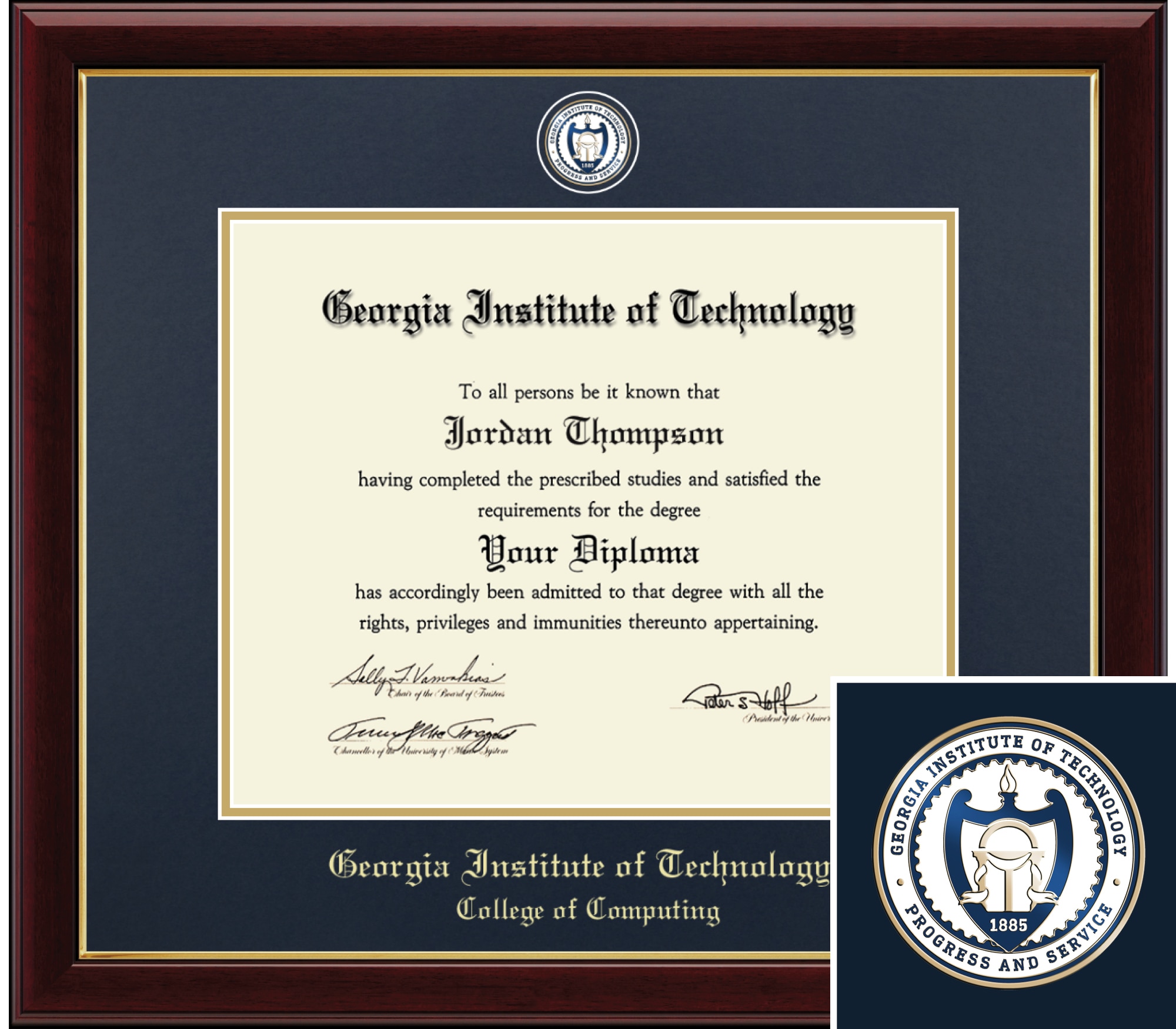 Church Hill Classics Masterpiece 14x17 Computing Diploma Frame