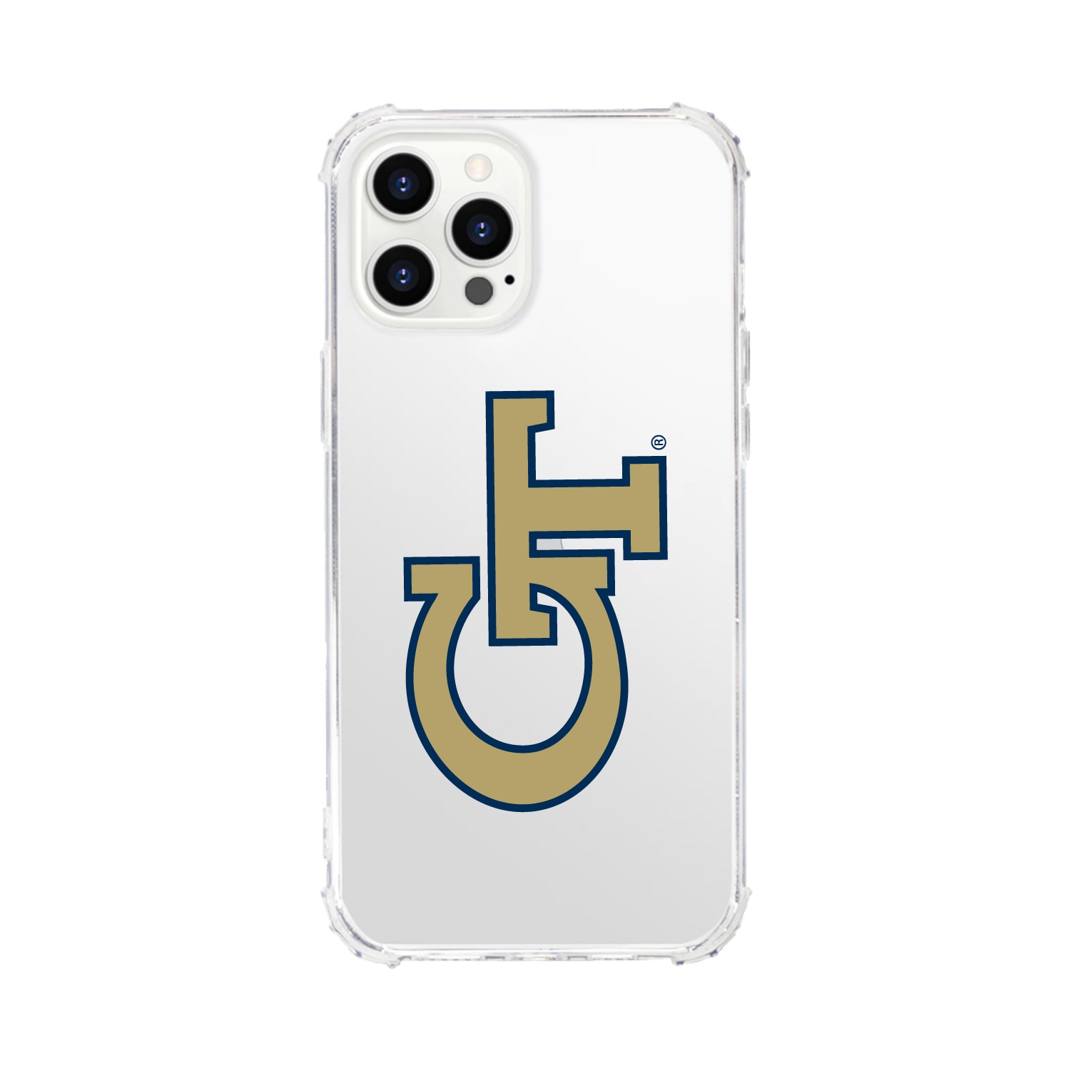 Georgia Institute of Technology- Clear Tough Edge Phone Case, Classic - iPhone 15