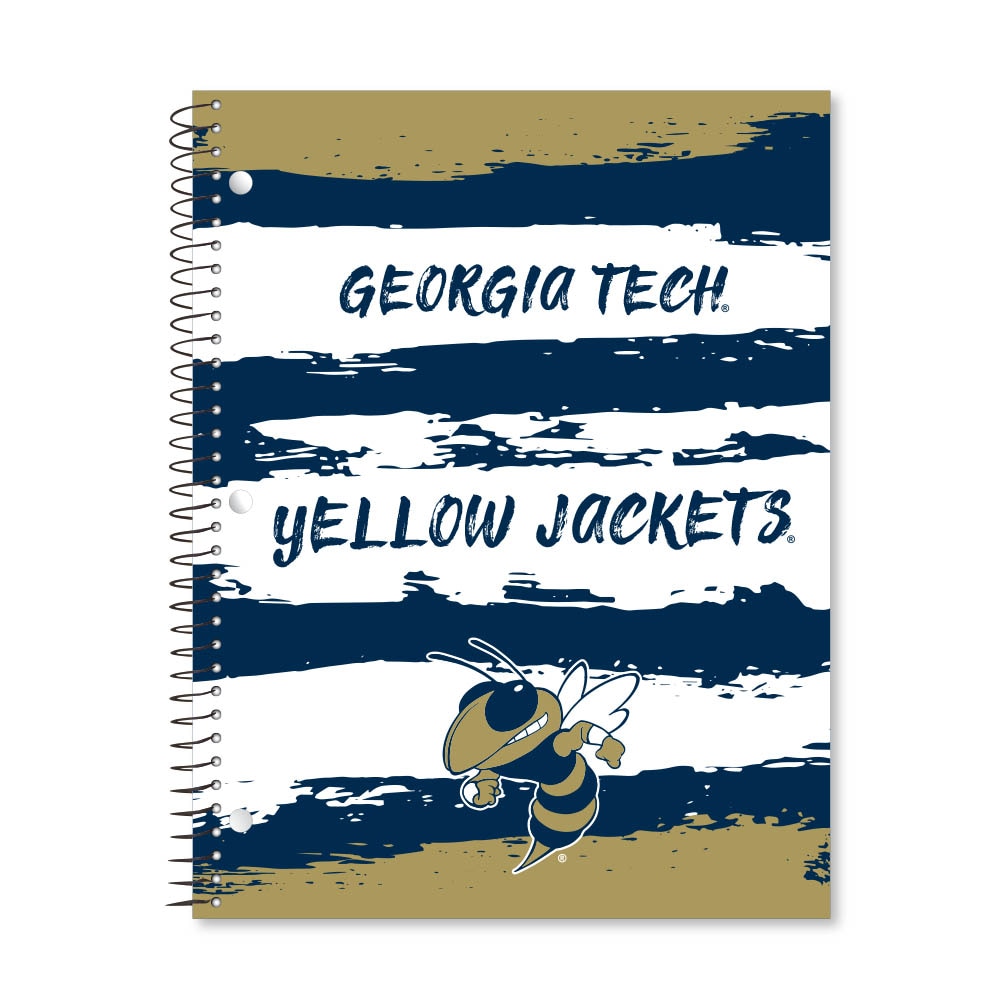 Digi Paint Strokes 1 Subject 11"x8.5" 70 Count College Ruled Spiral Notebook