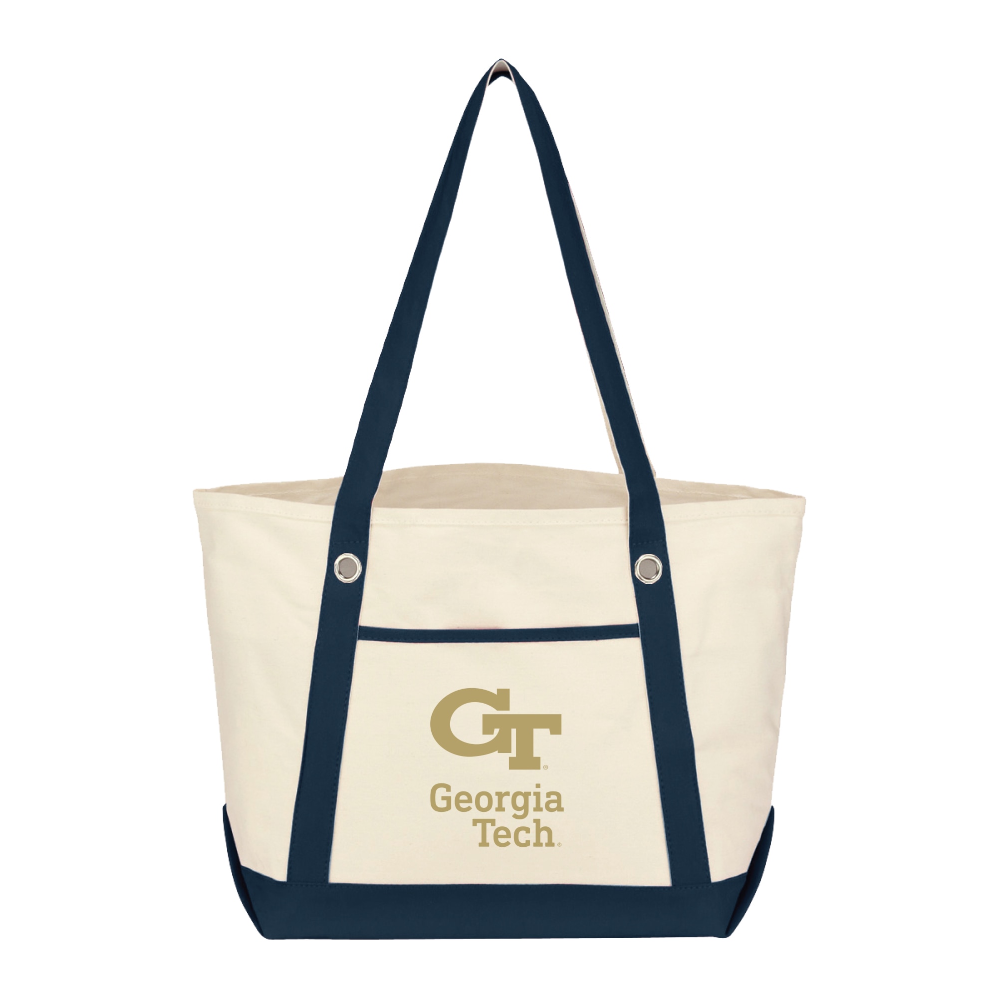 Georgia Tech Yellow Jackets CTKME Medium 12oz Canvas Boat Tote