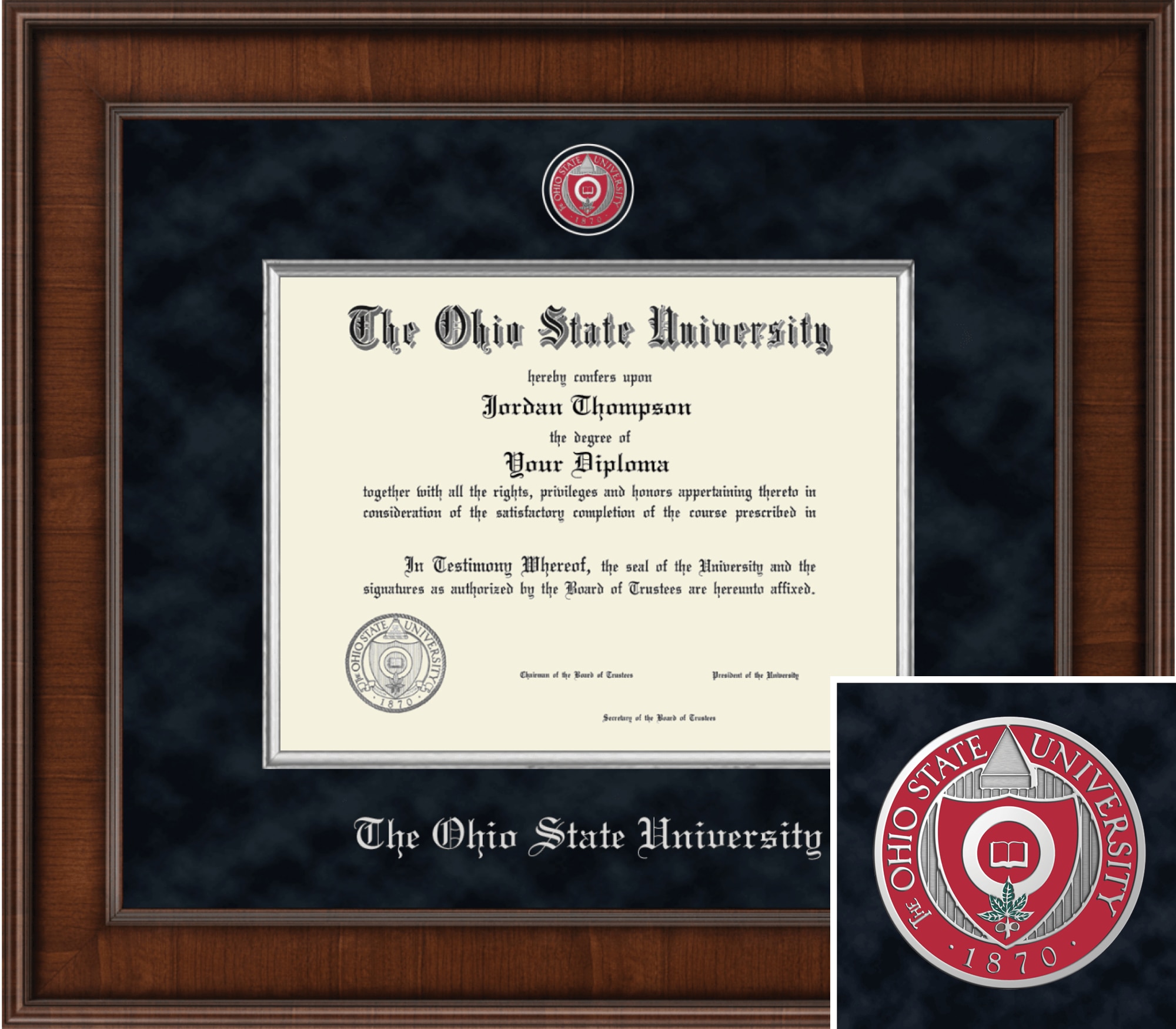 Church Hill Classics Presidential Diploma Frame - Bachelors Masters - PhD