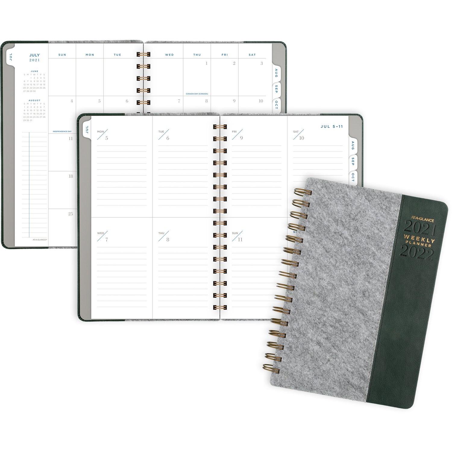 AAG AY 21-22 Gray Planner 5x8