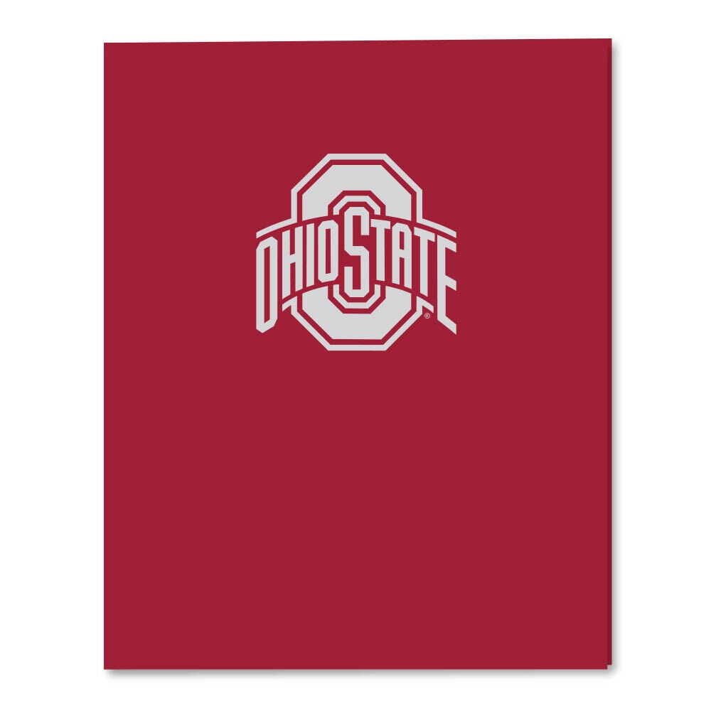 Roaring Twin Pocket Laminated Foil Portfolio 11 x 8.62