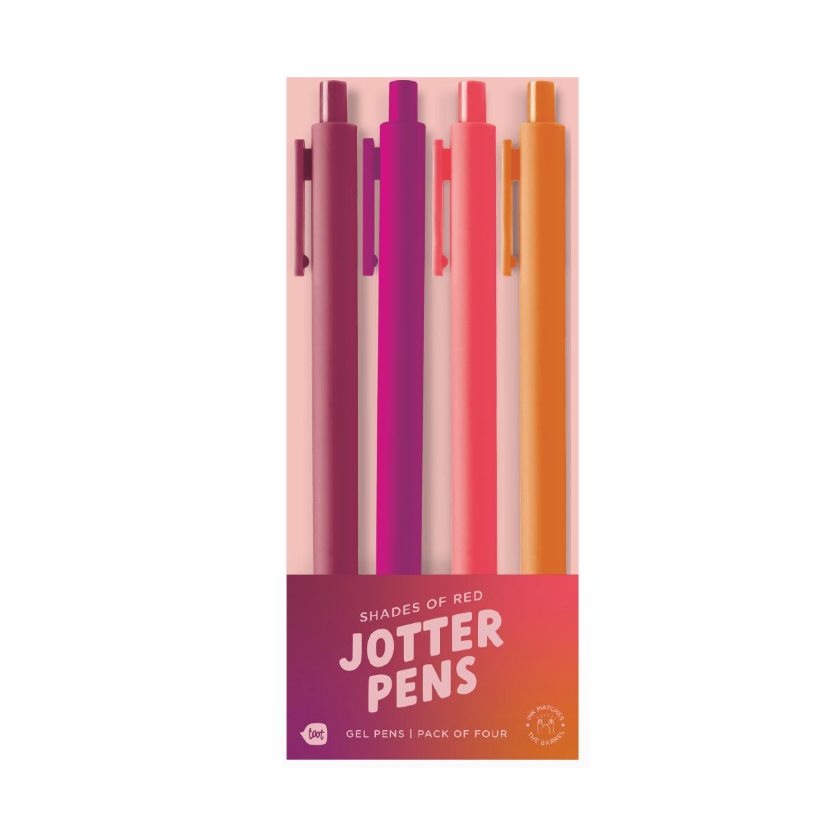 Talking Out of Turn Jotter Pens Gradient Blues, 4pk